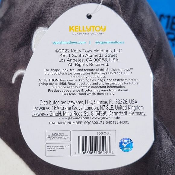 Squishmallow Kai the Orca 7" UltraSoft Stuffed Sealife Squad Toy Plush NWT - Picture 6 of 6